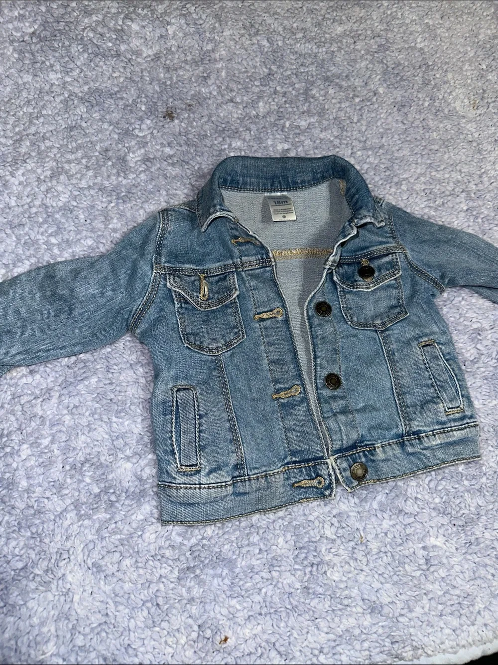Carter's Light Blue Denim Jean Jacket for Kids